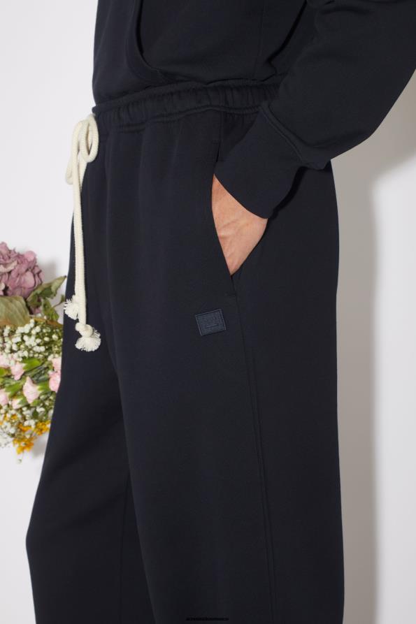 Acne Studios vestir negro 0T4HT1183 pantalones deportivos de lana unisex