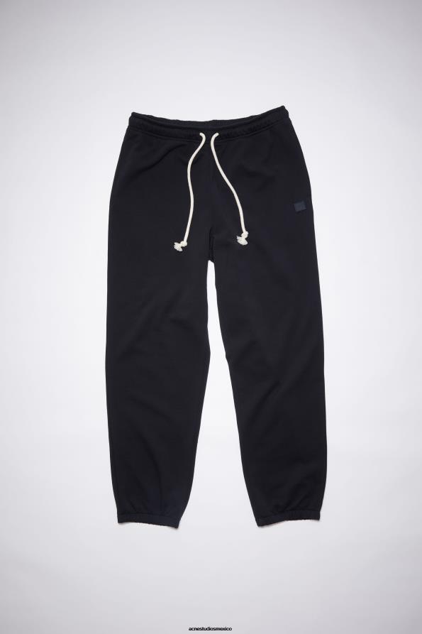 Acne Studios vestir negro 0T4HT1183 pantalones deportivos de lana unisex