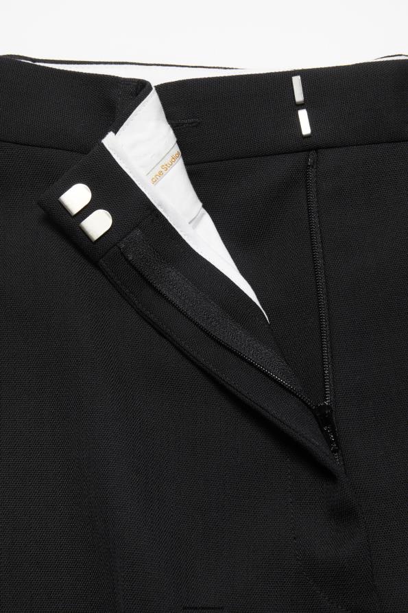 Acne Studios vestir negro 0T4HT128 pantalones de sastre relajados