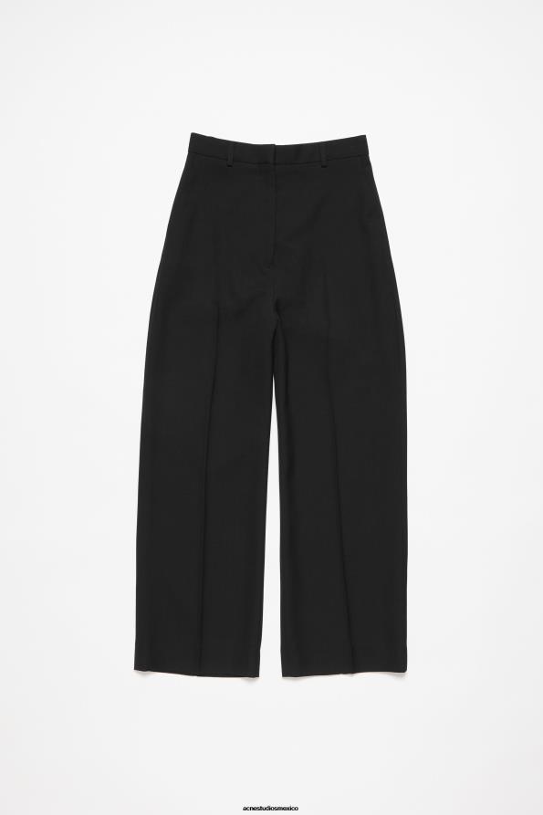 Acne Studios vestir negro 0T4HT128 pantalones de sastre relajados