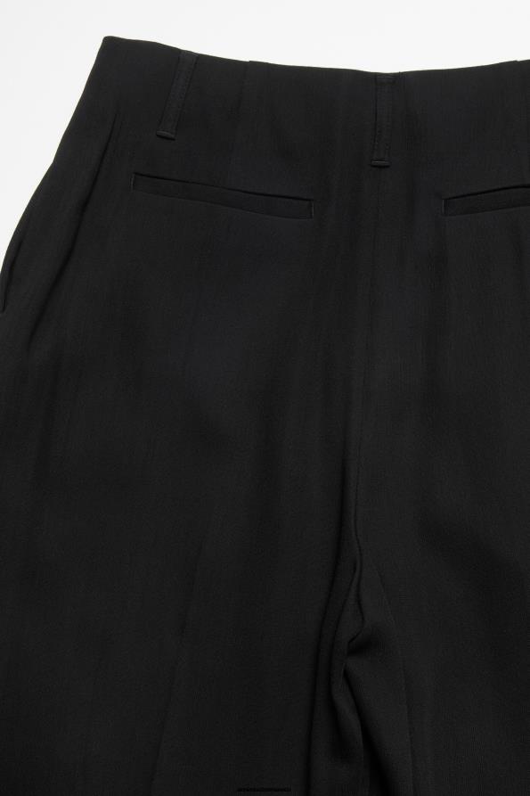 Acne Studios vestir negro 0T4HT302 pantalones de vestir en mezcla de lana