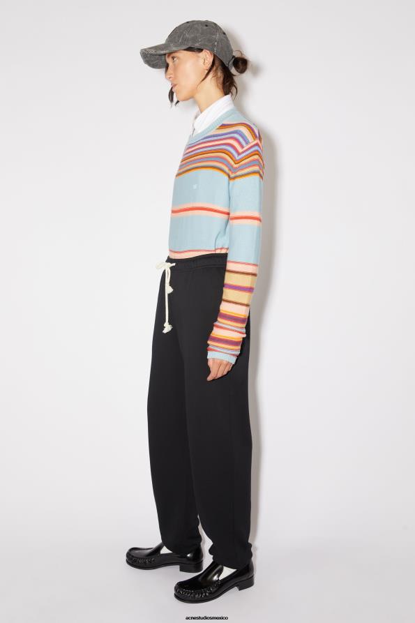 Acne Studios vestir negro 0T4HT318 pantalones de chándal de algodón unisex