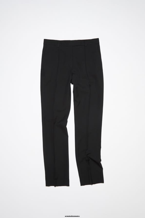Acne Studios vestir negro 0T4HT330 pantalones de sastre estrechos
