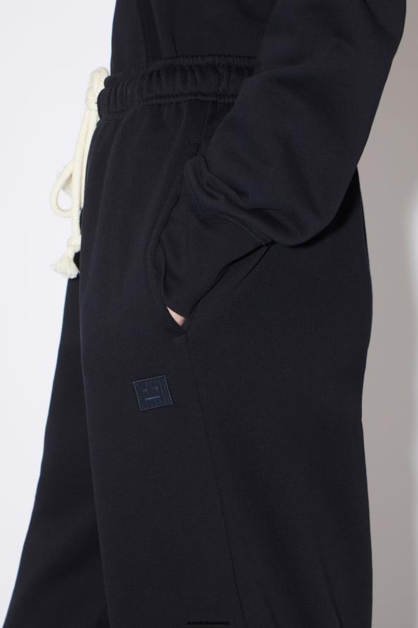 Acne Studios vestir negro 0T4HT417 pantalones deportivos de lana unisex