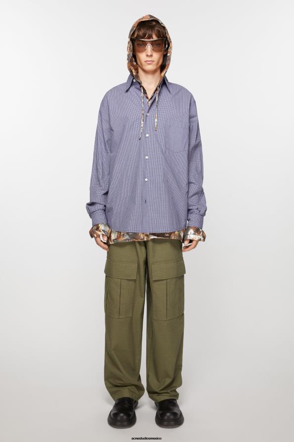 Acne Studios vestir verde oliva 0T4HT1097 pantalones cargo