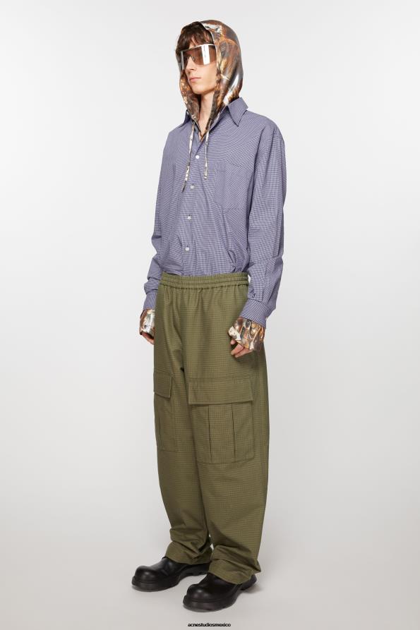 Acne Studios vestir verde oliva 0T4HT1097 pantalones cargo