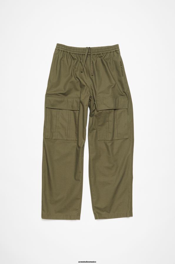 Acne Studios vestir verde oliva 0T4HT1097 pantalones cargo