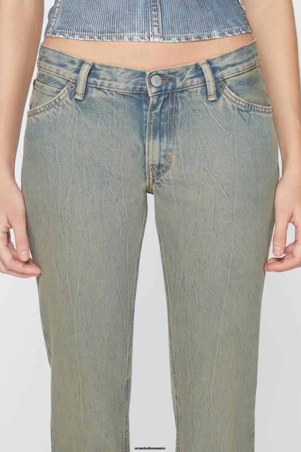 Acne Studios vestir azul/beige 0T4HT222 vaqueros ajustados - 2005