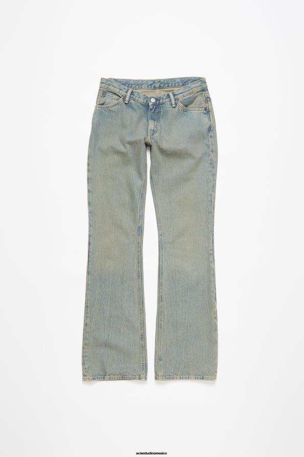 Acne Studios vestir azul/beige 0T4HT222 vaqueros ajustados - 2005