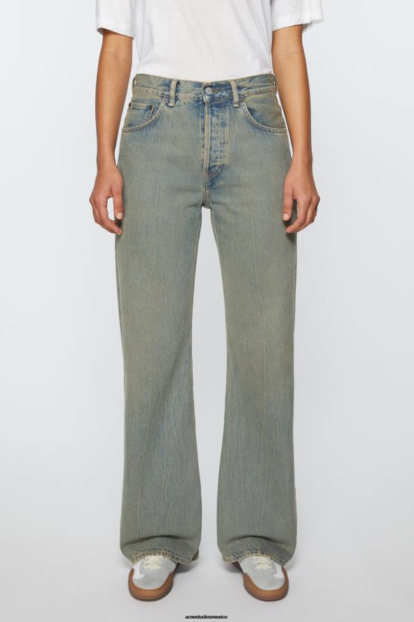 Acne Studios vestir azul/beige 0T4HT223 vaqueros holgados - 2021f