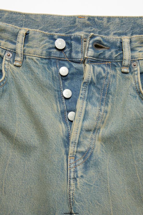 Acne Studios vestir azul/beige 0T4HT223 vaqueros holgados - 2021f