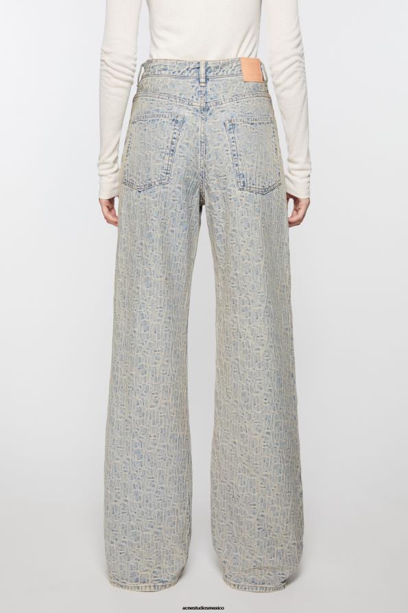Acne Studios vestir azul/beige 0T4HT225 vaqueros relajados - 2022