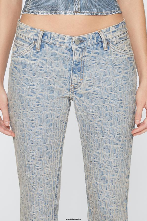 Acne Studios vestir azul/beige 0T4HT226 vaqueros ajustados - 2005
