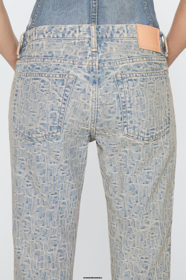 Acne Studios vestir azul/beige 0T4HT226 vaqueros ajustados - 2005