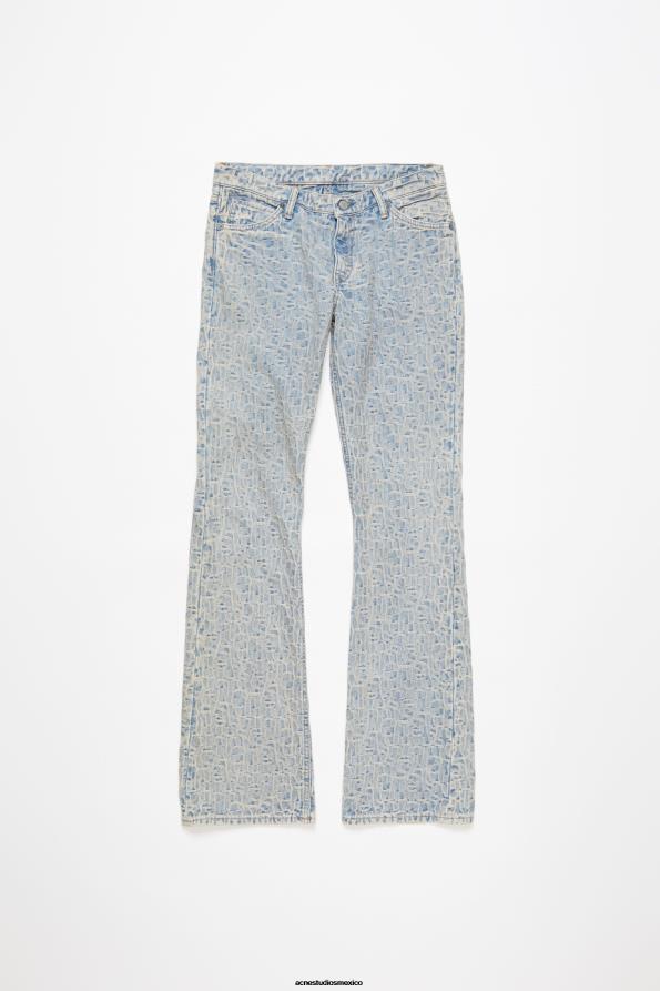 Acne Studios vestir azul/beige 0T4HT226 vaqueros ajustados - 2005