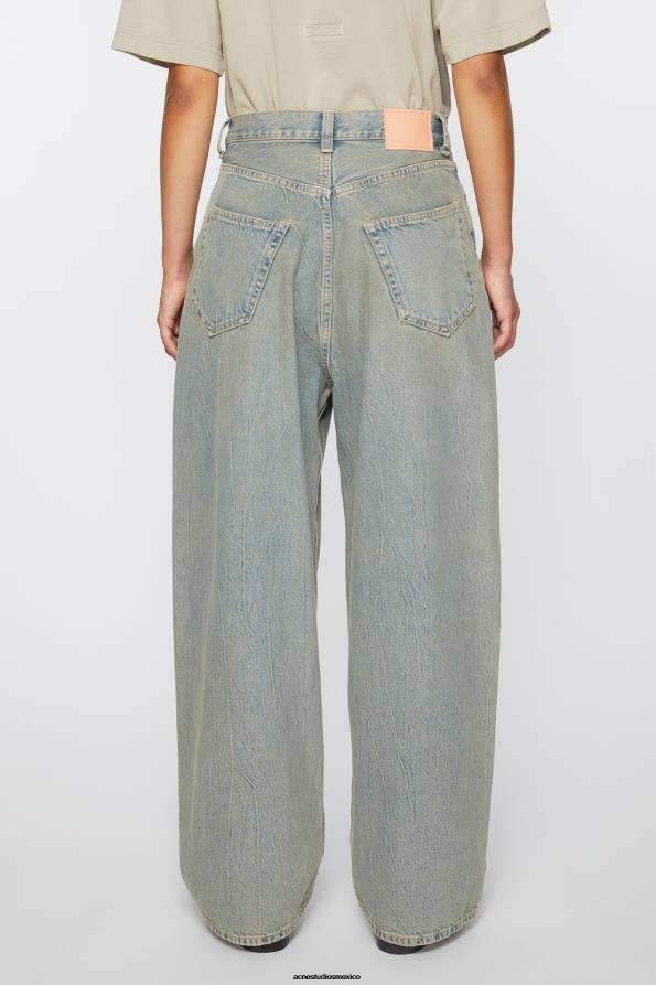 Acne Studios vestir azul/beige 0T4HT440 jeans súper holgados - 2023f