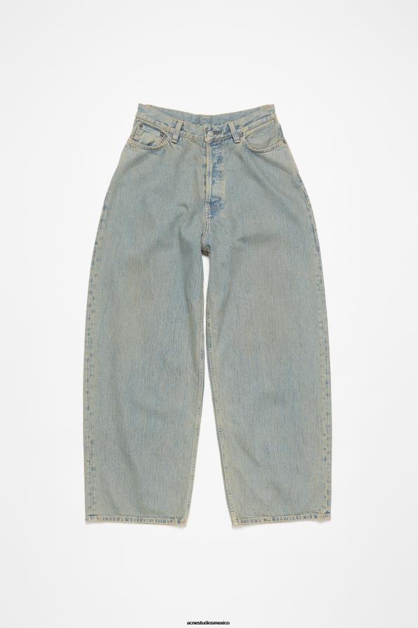 Acne Studios vestir azul/beige 0T4HT440 jeans súper holgados - 2023f