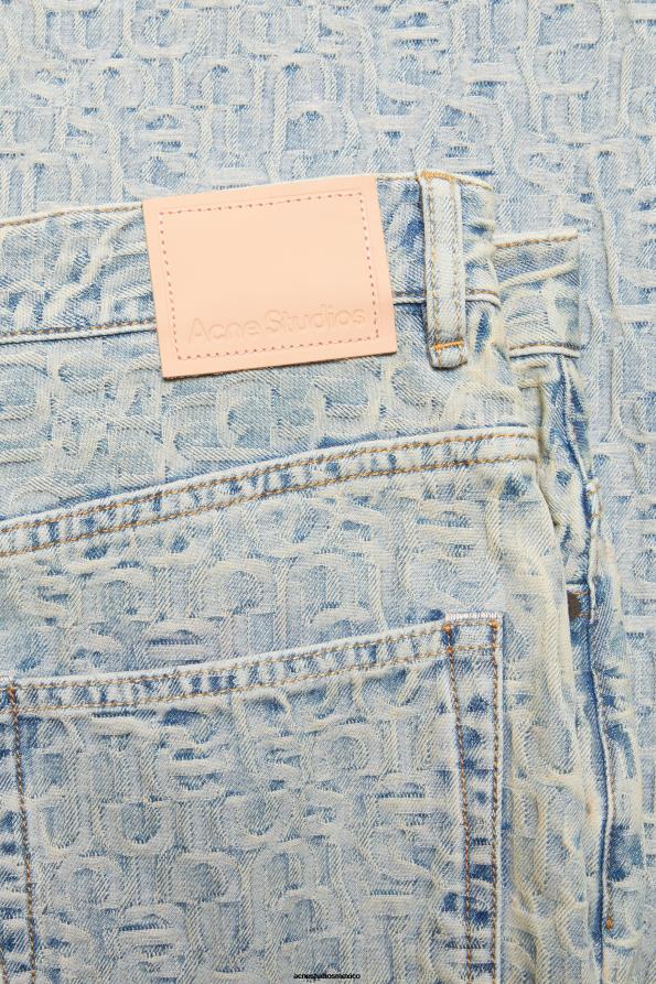 Acne Studios vestir azul/beige 0T4HT441 Vaqueros holgados - 1981f