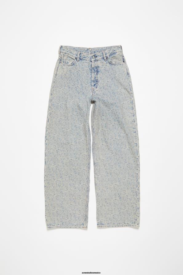 Acne Studios vestir azul/beige 0T4HT441 Vaqueros holgados - 1981f