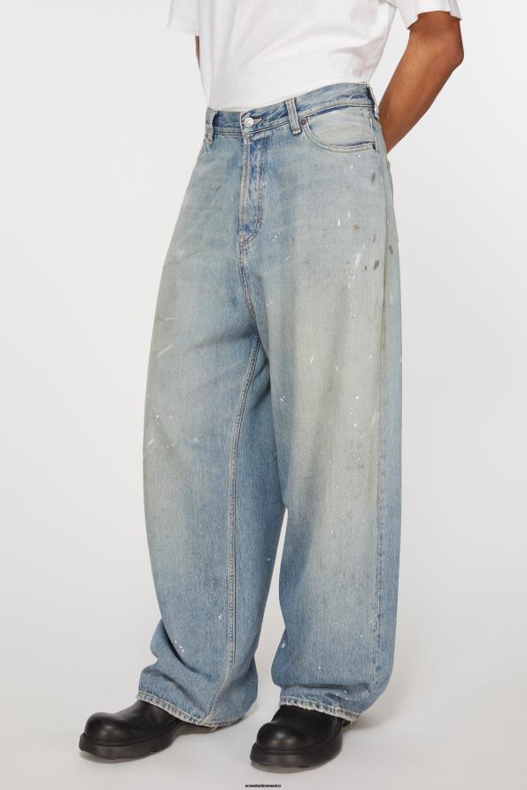 Acne Studios vestir azul claro 0T4HT1105 jeans súper holgados - 2023m