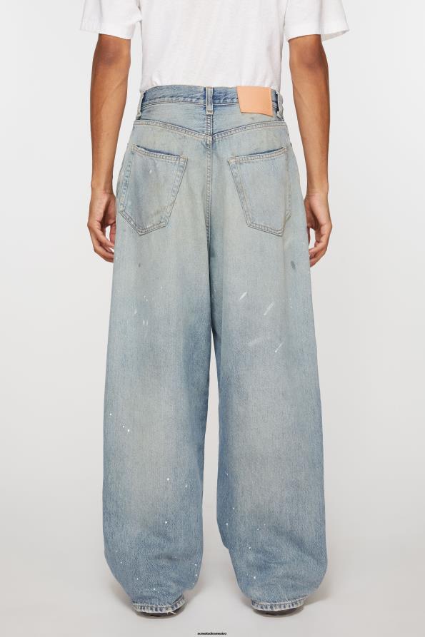 Acne Studios vestir azul claro 0T4HT1105 jeans súper holgados - 2023m