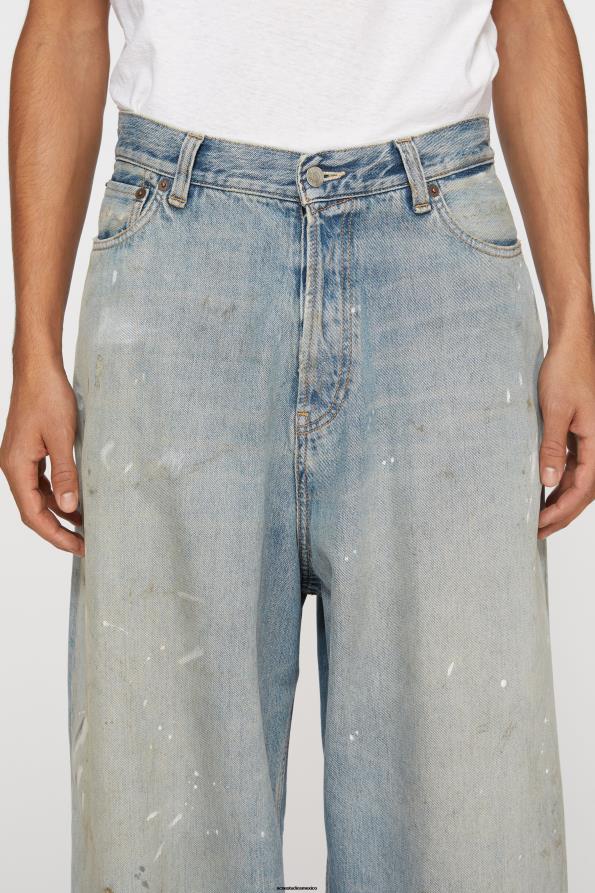 Acne Studios vestir azul claro 0T4HT1105 jeans súper holgados - 2023m