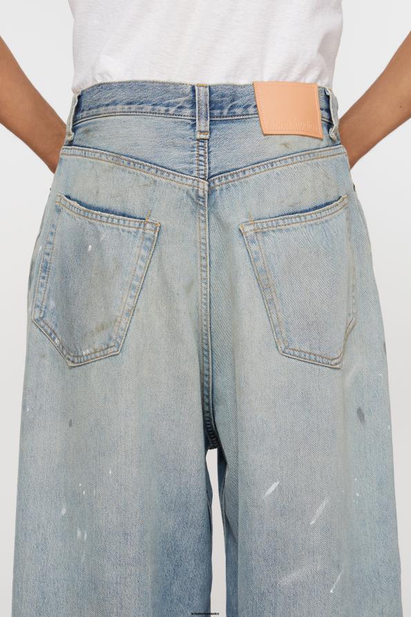 Acne Studios vestir azul claro 0T4HT1105 jeans súper holgados - 2023m