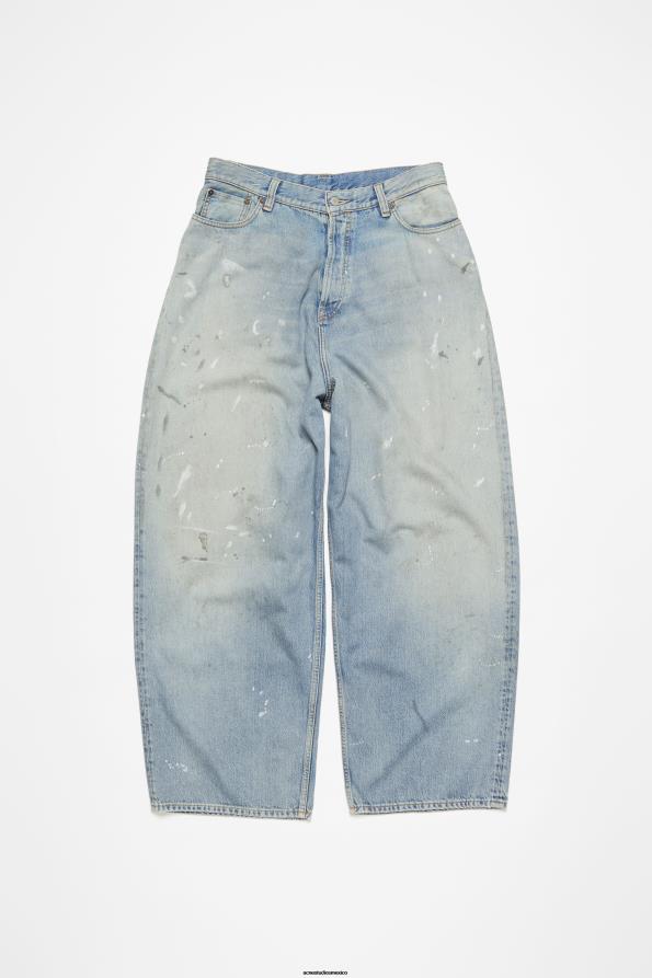 Acne Studios vestir azul claro 0T4HT1105 jeans súper holgados - 2023m