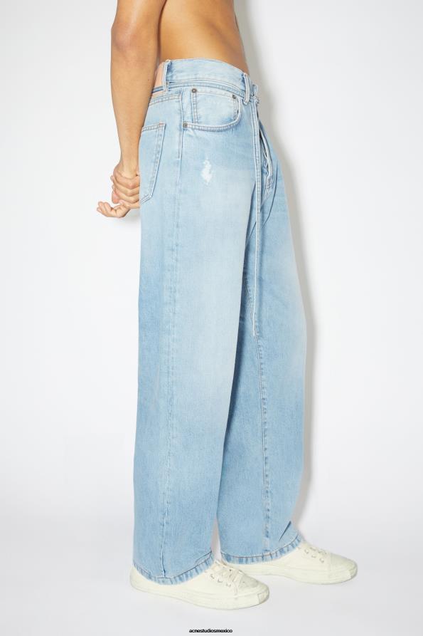 Acne Studios vestir azul claro 0T4HT1144 Vaqueros holgados - 1991 toj unisex
