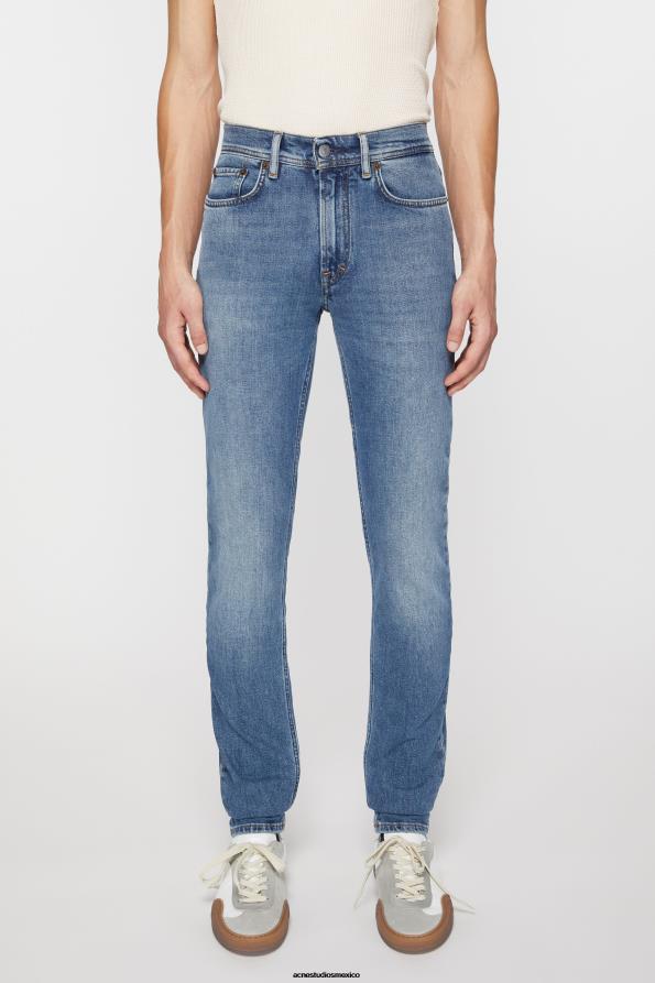 Acne Studios vestir azul medio 0T4HT1160 Vaqueros pitillo - North