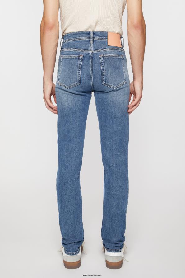 Acne Studios vestir azul medio 0T4HT1160 Vaqueros pitillo - North