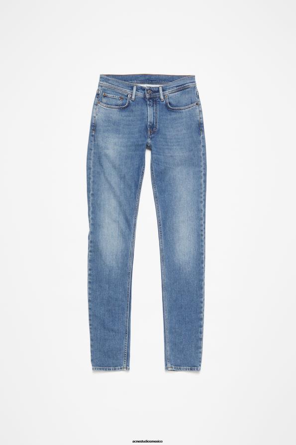 Acne Studios vestir azul medio 0T4HT1160 Vaqueros pitillo - North