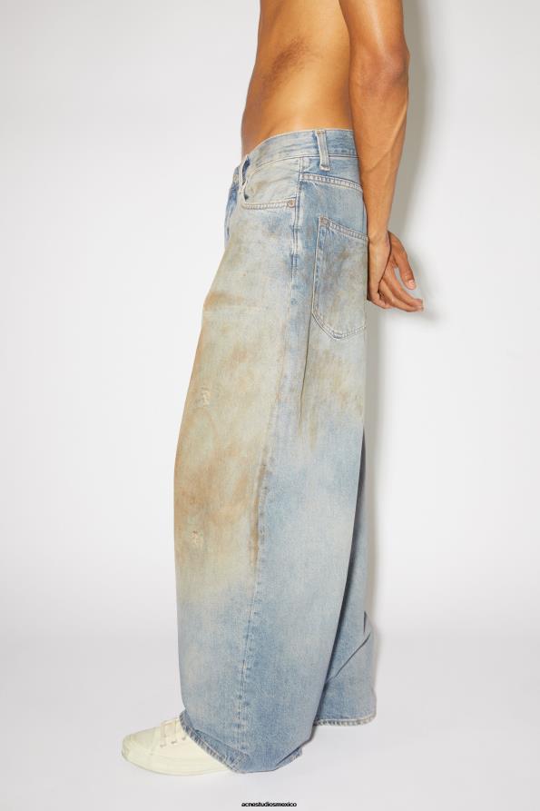 Acne Studios vestir azul medio 0T4HT1205 jeans súper holgados - 2023 unisex
