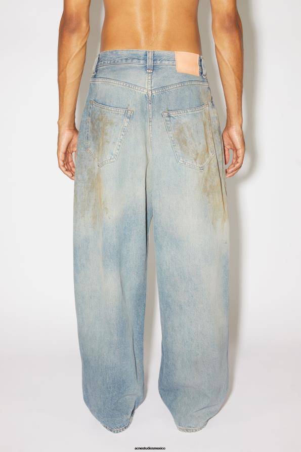 Acne Studios vestir azul medio 0T4HT1205 jeans súper holgados - 2023 unisex