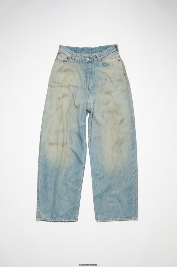 Acne Studios vestir azul medio 0T4HT1205 jeans súper holgados - 2023 unisex