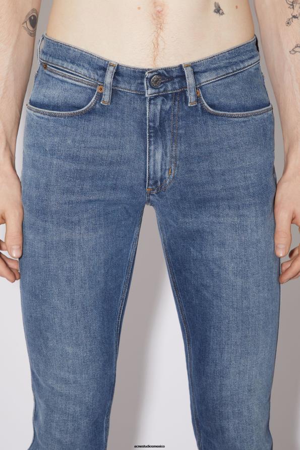 Acne Studios vestir azul medio 0T4HT1210 Vaqueros slim fit - max