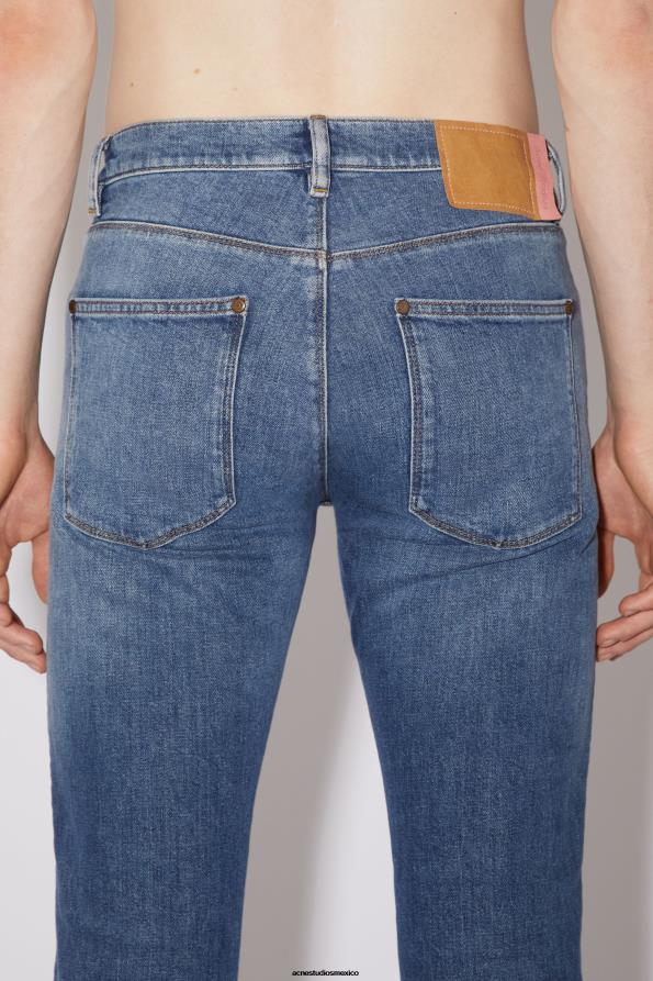 Acne Studios vestir azul medio 0T4HT1210 Vaqueros slim fit - max