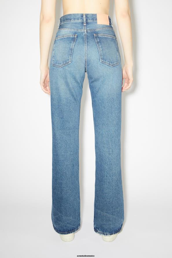 Acne Studios vestir azul medio 0T4HT232 vaqueros de corte regular - 1977