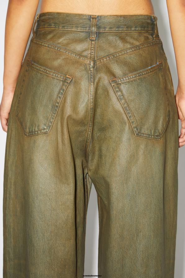 Acne Studios vestir azul medio 0T4HT438 jeans súper holgados - 2023 unisex