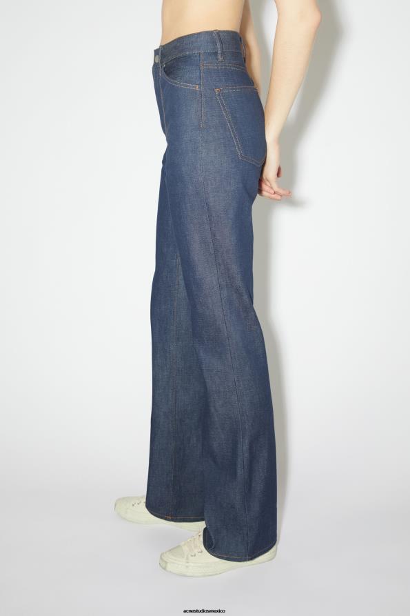 Acne Studios vestir azul índigo 0T4HT231 vaqueros de corte regular - 1977