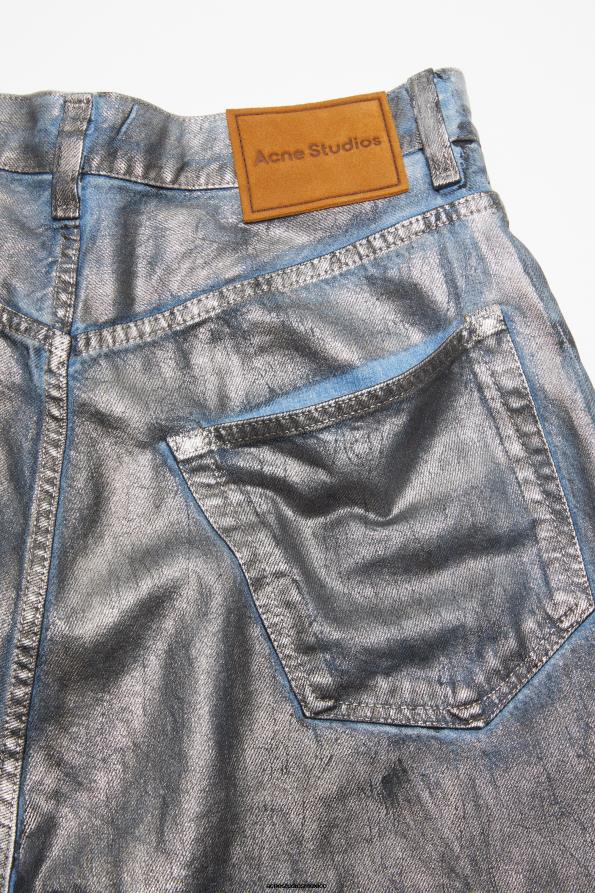 Acne Studios vestir azul plateado 0T4HT1045 jeans súper holgados - 2023m