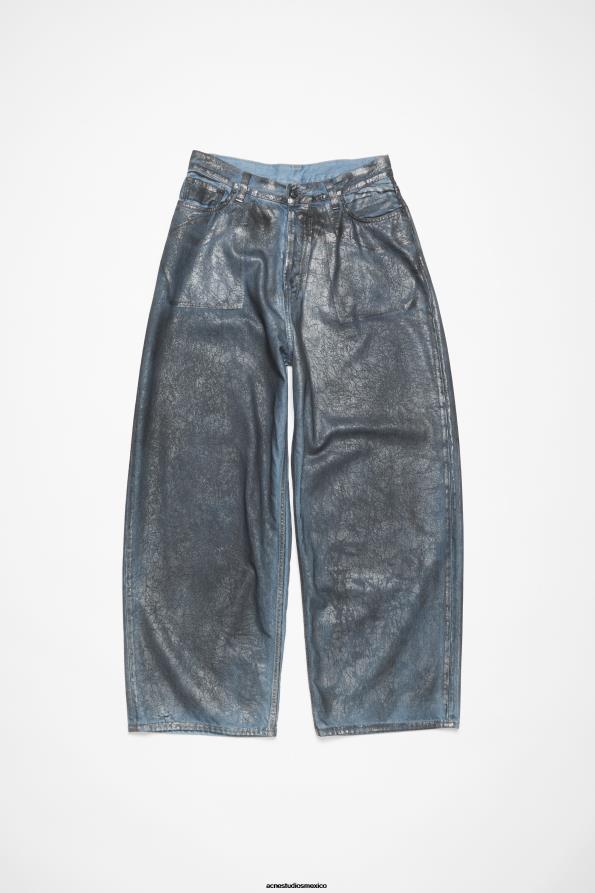Acne Studios vestir azul plateado 0T4HT1045 jeans súper holgados - 2023m