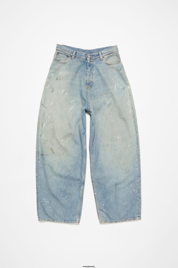 Acne Studios vestir gris antracita 0T4HT220 jeans súper holgados - 2023f