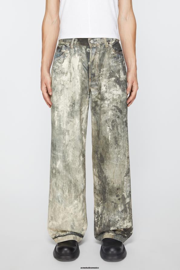 Acne Studios vestir gris frio 0T4HT1126 Vaqueros holgados - 1981m