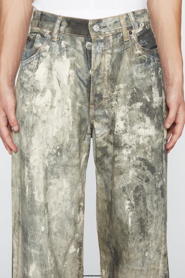 Acne Studios vestir gris frio 0T4HT1126 Vaqueros holgados - 1981m