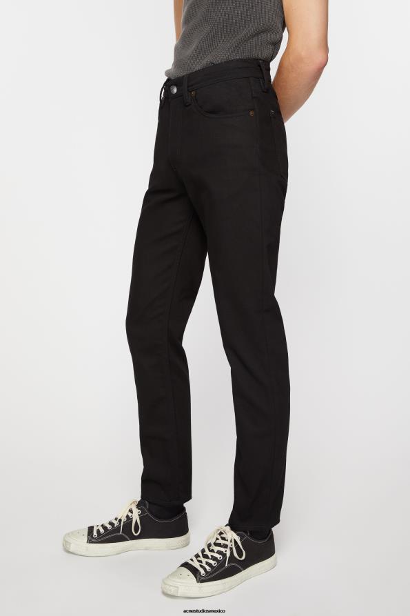 Acne Studios vestir mantente negro 0T4HT1162 Vaqueros slim fit - river