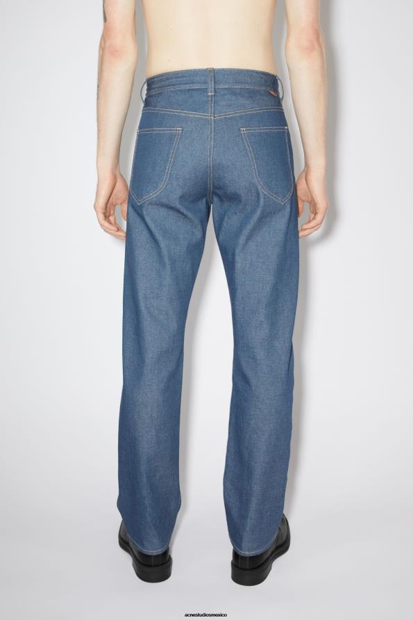 Acne Studios vestir índigo pálido 0T4HT1200 vaqueros de corte regular - 1950