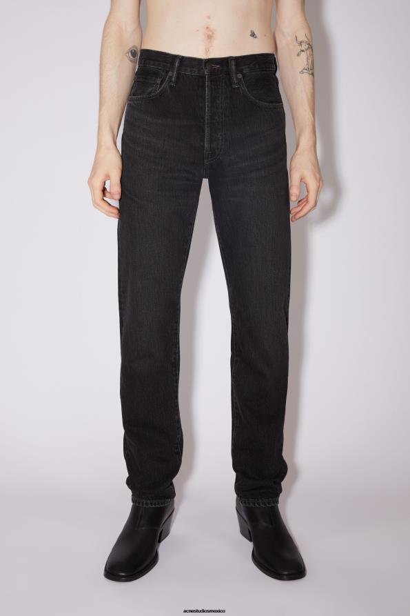 Acne Studios vestir negro 0T4HT1146 vaqueros de corte regular -1996