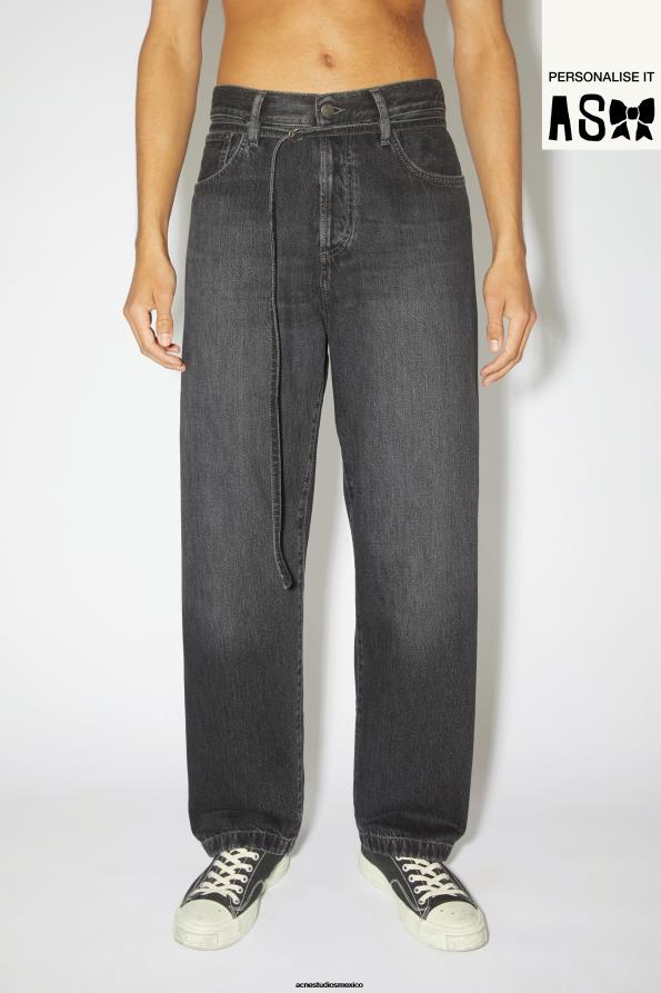 Acne Studios vestir negro 0T4HT1149 Vaqueros holgados - 1991 toj unisex