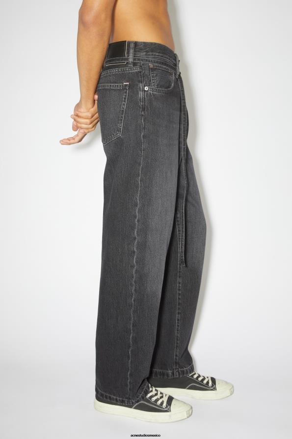 Acne Studios vestir negro 0T4HT1149 Vaqueros holgados - 1991 toj unisex